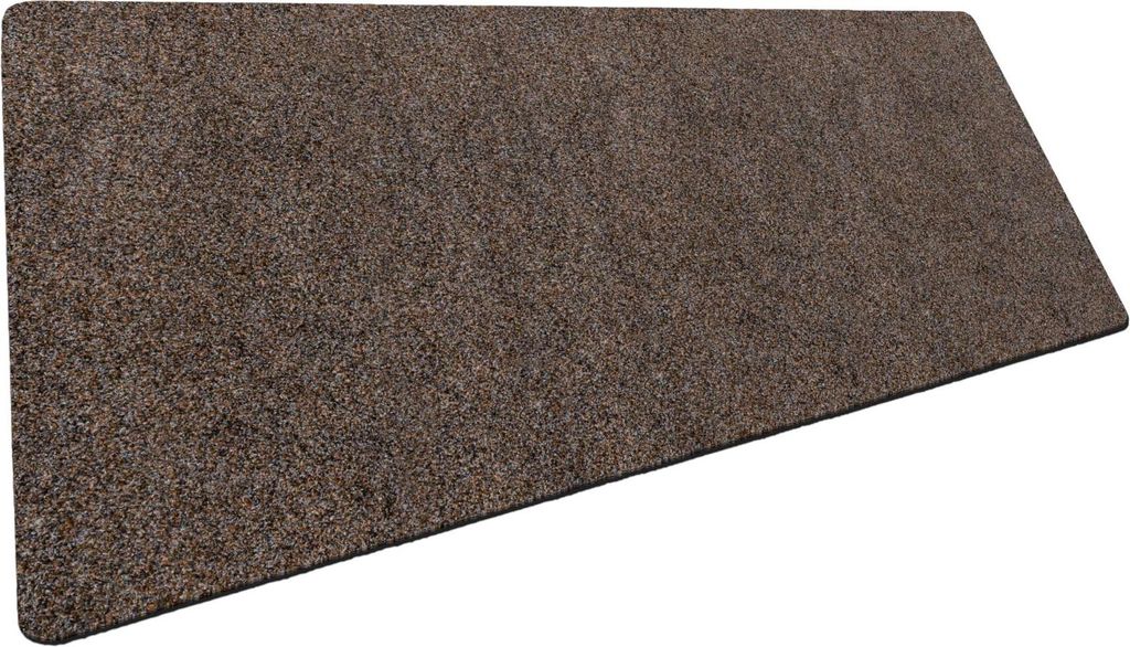 Fußmatte Türvorleger Schmurzfangmatte POET 80x120cm Kräusel Dunkelbraun Robust Wasserabweisend
