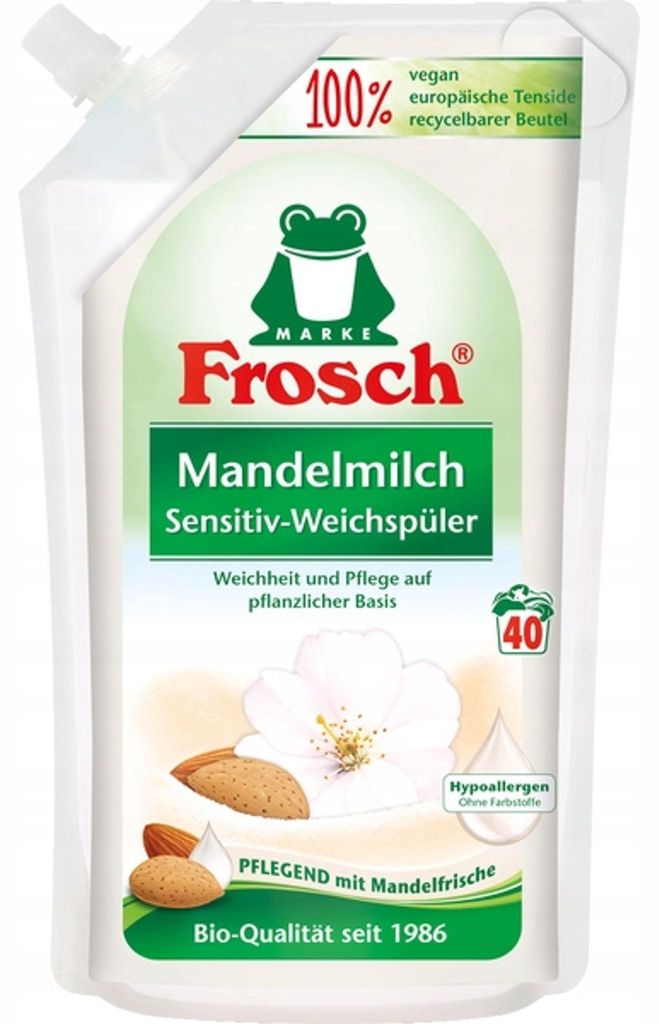 Mandelmich Weichspuler Weichspüler 1l - Frosch Produktbild 
