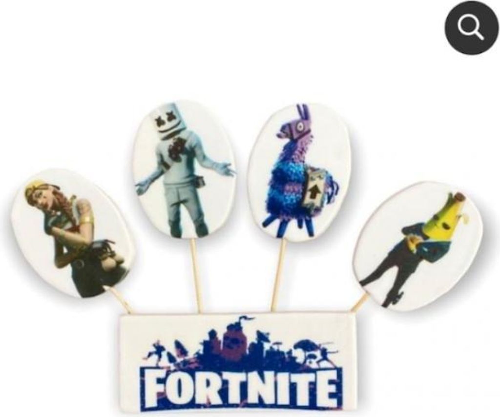 Zucker Figur Kuchen Topper Fortnite - K Dekor Produktbild 