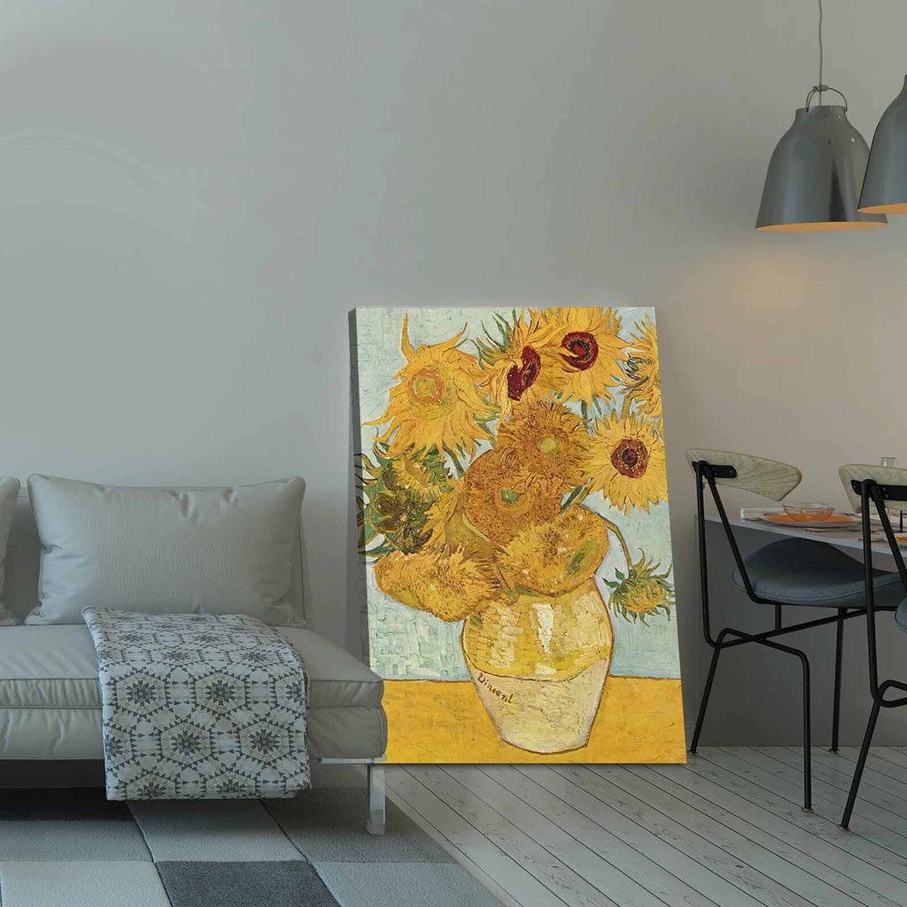 Wallity, 70100VANGOGH003- VNC1179, Bunt, Leinwandbilder, 70 x 100 cm, 100% Leinwand