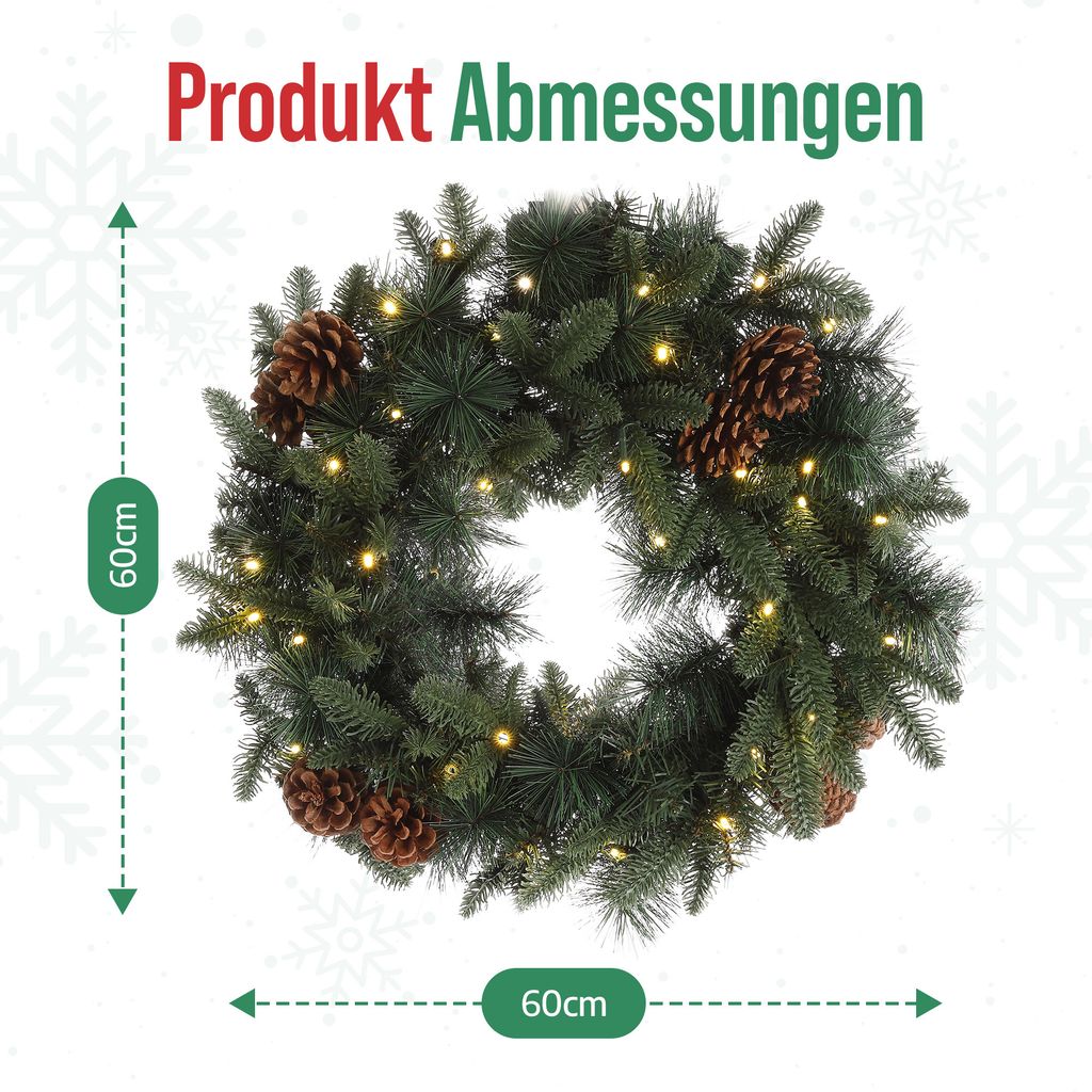 Stonehouse Collection Weihnachtskarten Mit Nautischem Kranz – 18 Karten & Umschläge, 5x7 Zoll