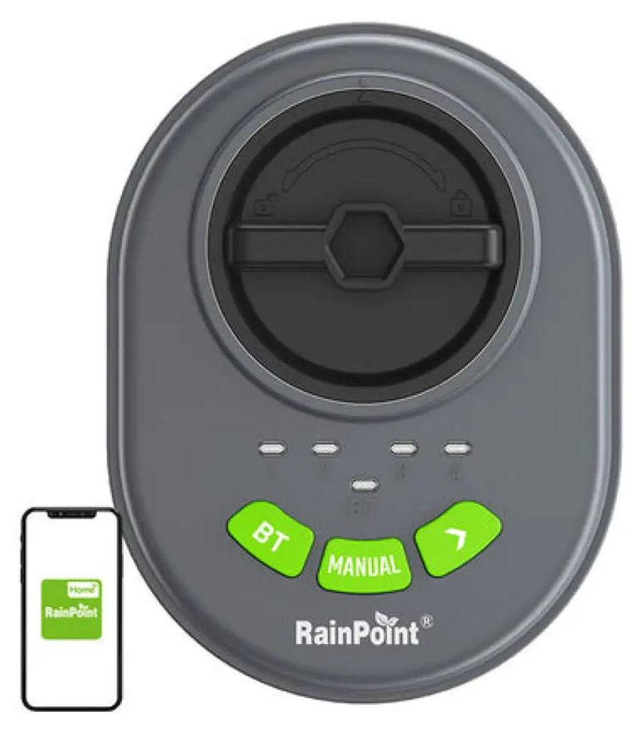RainPoint 4-zone sprinkler controller with app, Bluetooth Image du produit 