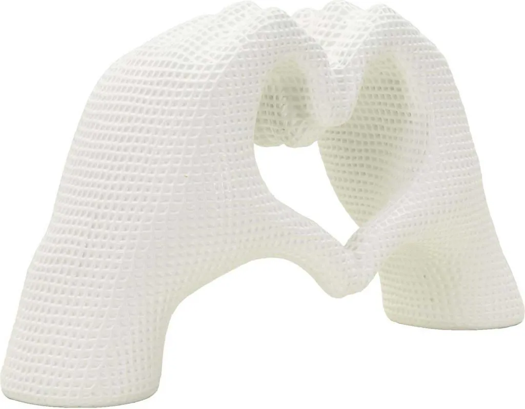 Sculpture Mains Lover Blanche : Art Chic et Durable Mauro Ferretti - 2