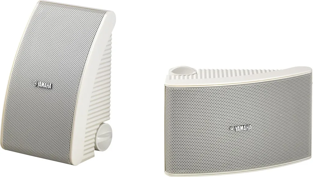 Enceintes outdoor Yamaha NS-AW 392 blanches résistantes aux intempéries