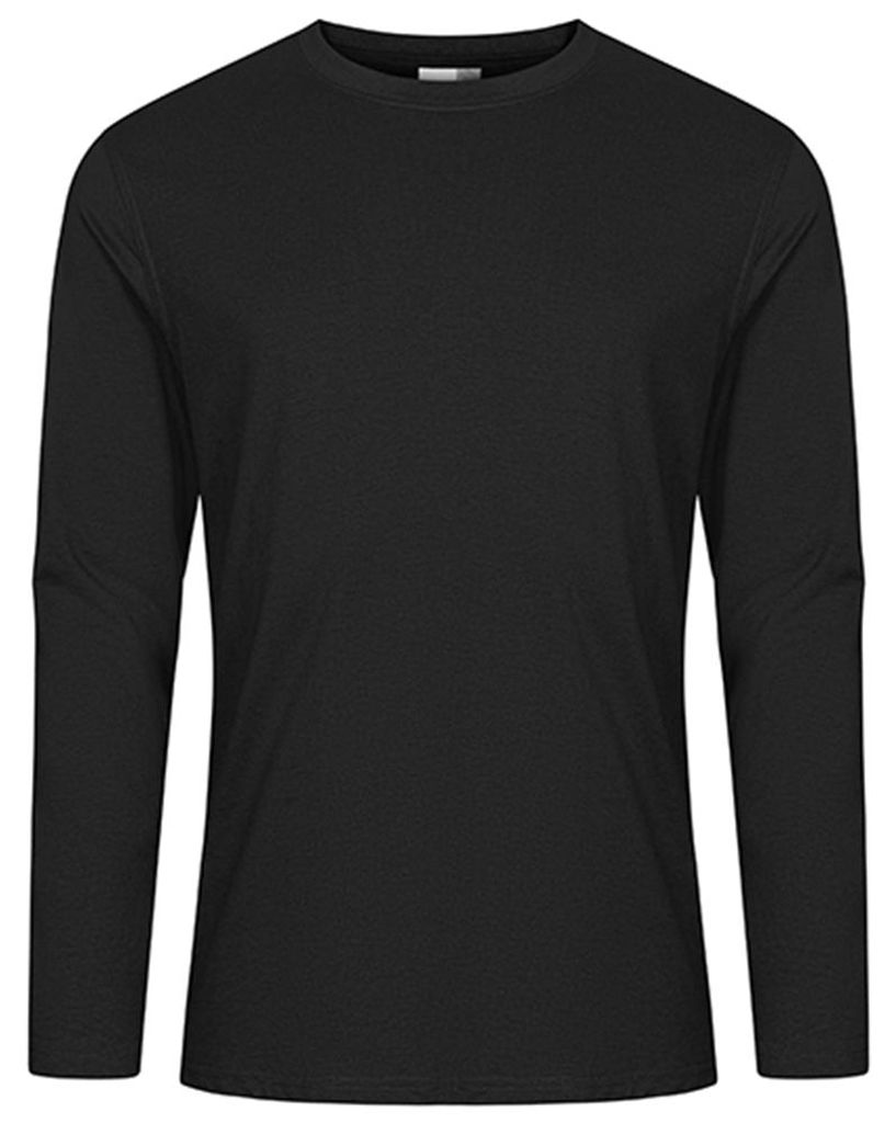 Promodoro - T-Shirt für Herren Langärmlig LT3816 (4XL) (Schwarz)