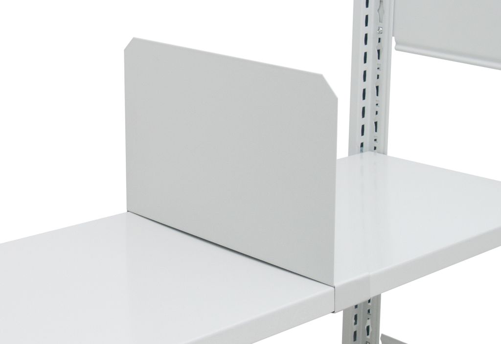 Fachteiler 600x200mm freistehend - frei verschiebbar, 40-er Kante