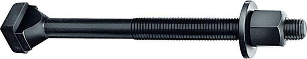 T-Nutenschraube DIN 787 T-Nut 14mm M12 L.63mm Güte 10.9 m.Mutter u.Scheibe AMF