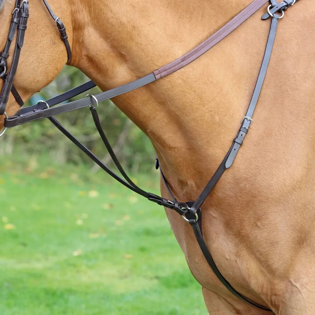 Harnais de poitrail pour stabiliser la selle Aviemore Hunt Weight Marron