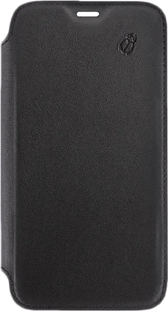 Étui iPhone 11 Cuir Noir et Dos Transparent Beetlecase Ectf6119Blk