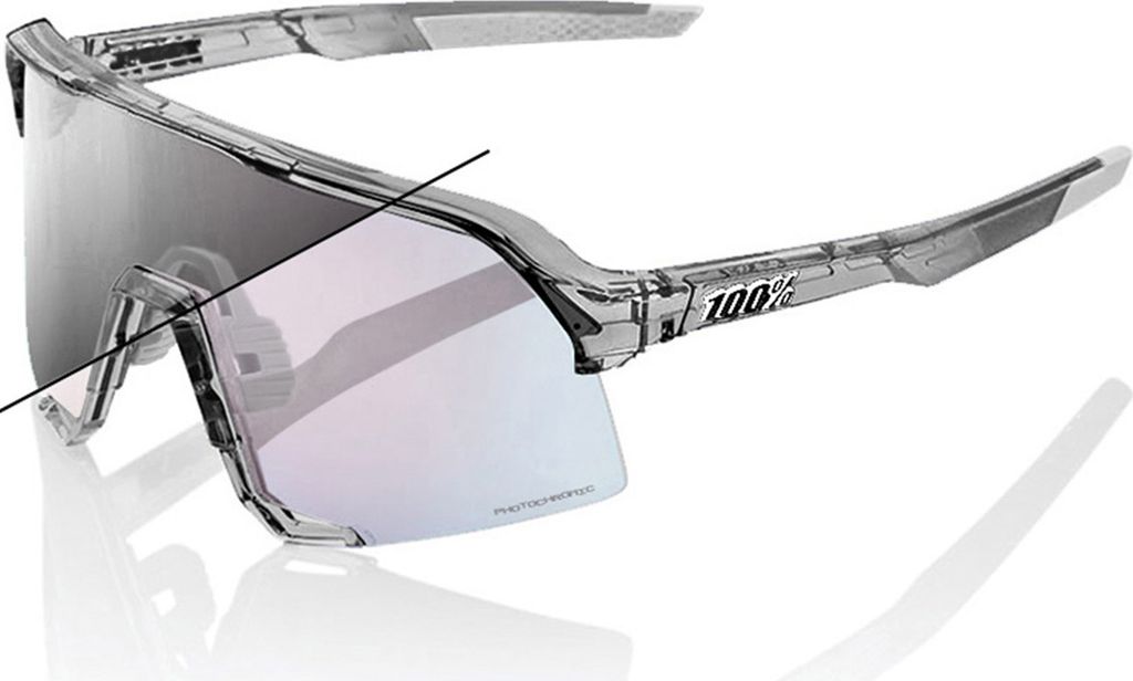 100% S3 - Photochromic Rose Gold Lens Polished Translucent Grey