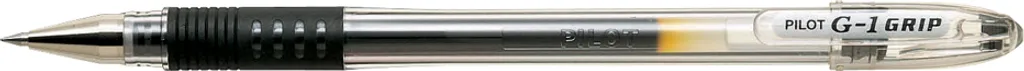Stylo à encre gel PILOT G1-7 Grip noir pointe moyenne de haute précision