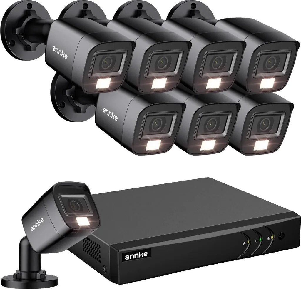 Évitez les Intrusions avec le Kit de Vidéosurveillance 1080P 8 Caméras