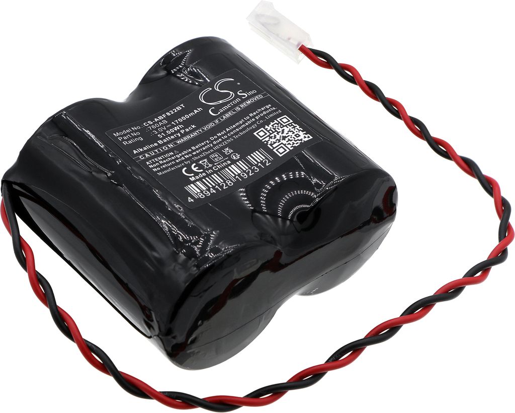 TECHTEK Akku Kompatibel mit [Abus] FU2986, FU8220, Produktbild 