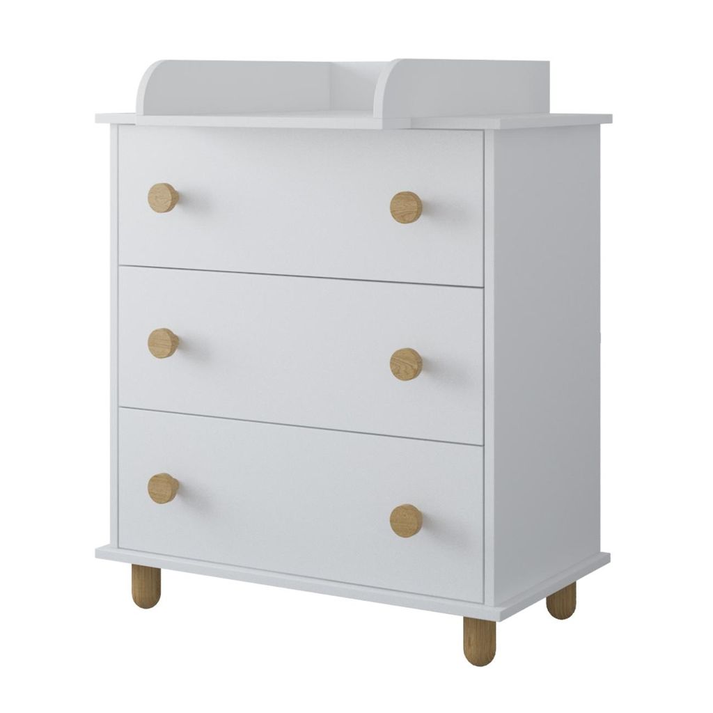 ZEE BAMBI Weiß Set Beistellbett Baby mit Rollen + Produktbild 