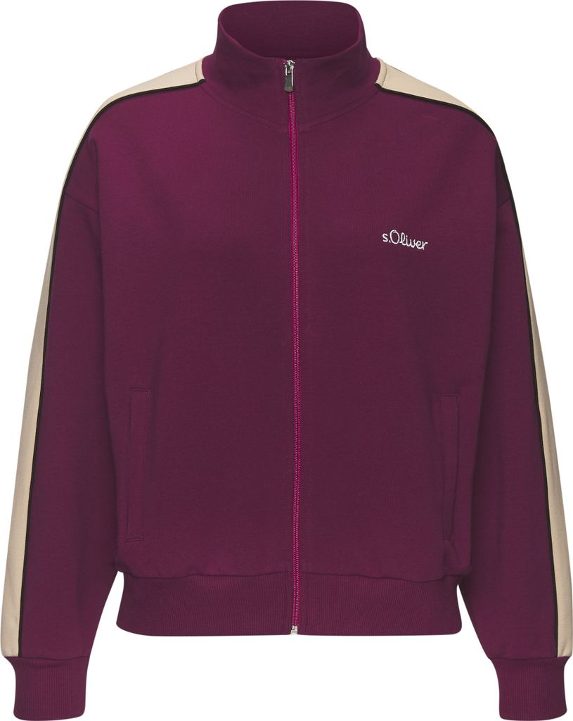 s.Oliver Sweatjacke dunkelrot Größe 36/38