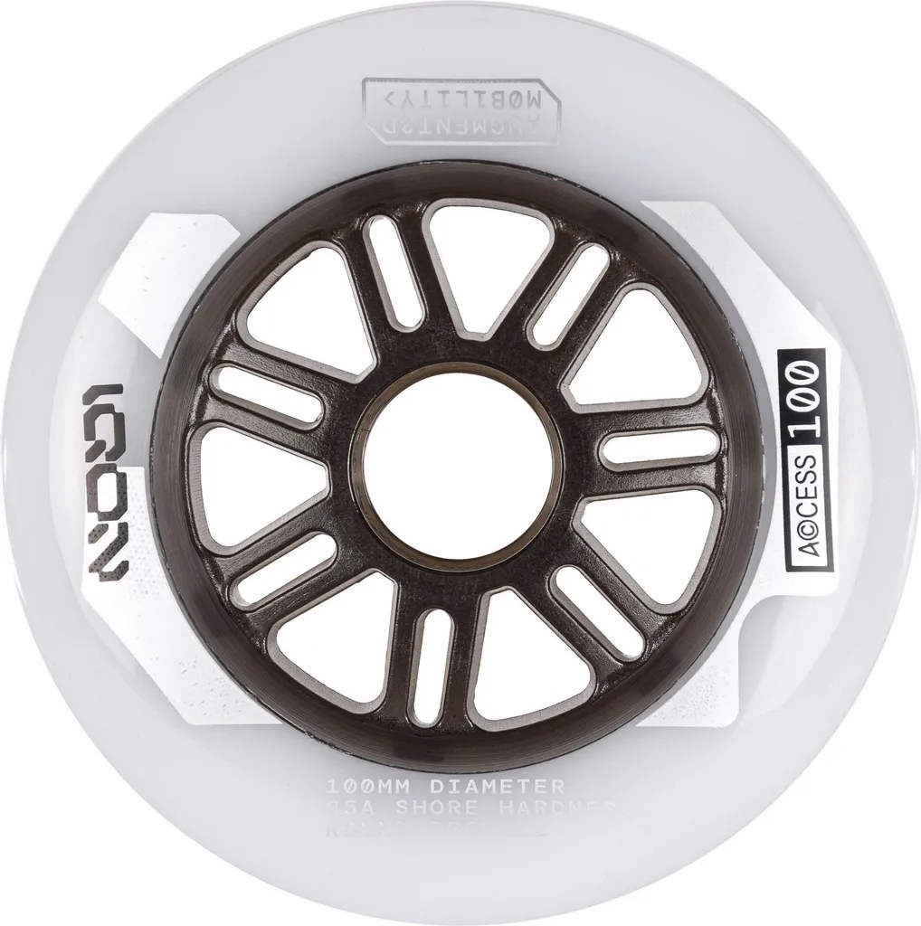 Roues Roller 100mm Iqon Access Natural 85A pour limiter les vibrations