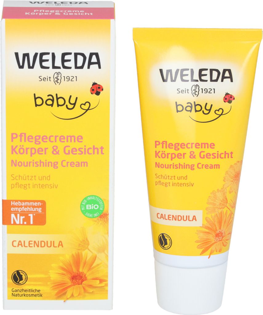 Weleda Calendula Pflegecreme Körper & Gesicht 75ml, 75 ml Produktbild 
