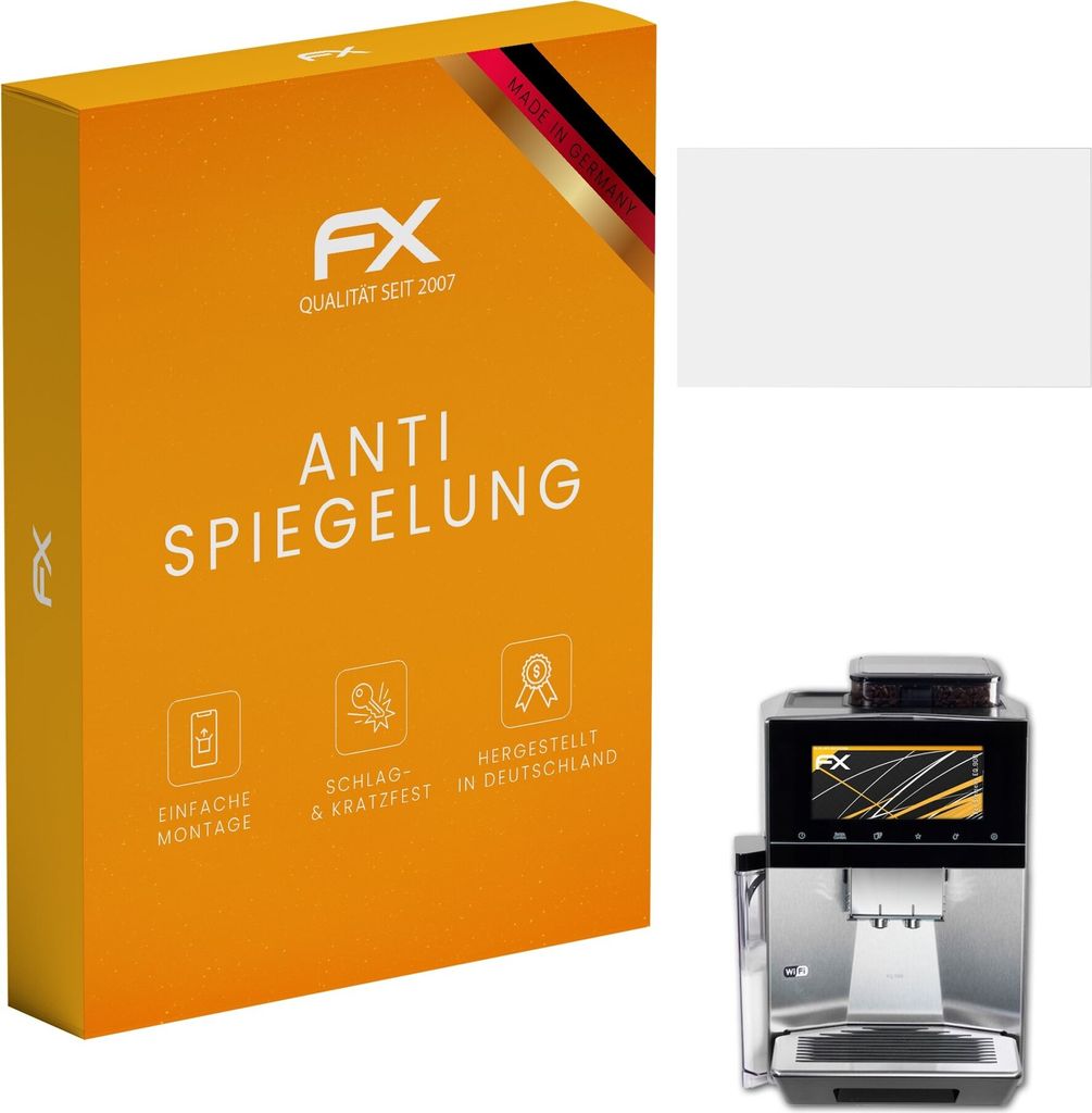 atFoliX FX-Antireflex 2x Schutzfolie kompatibel mit Siemens EQ.900 Displayfolie
