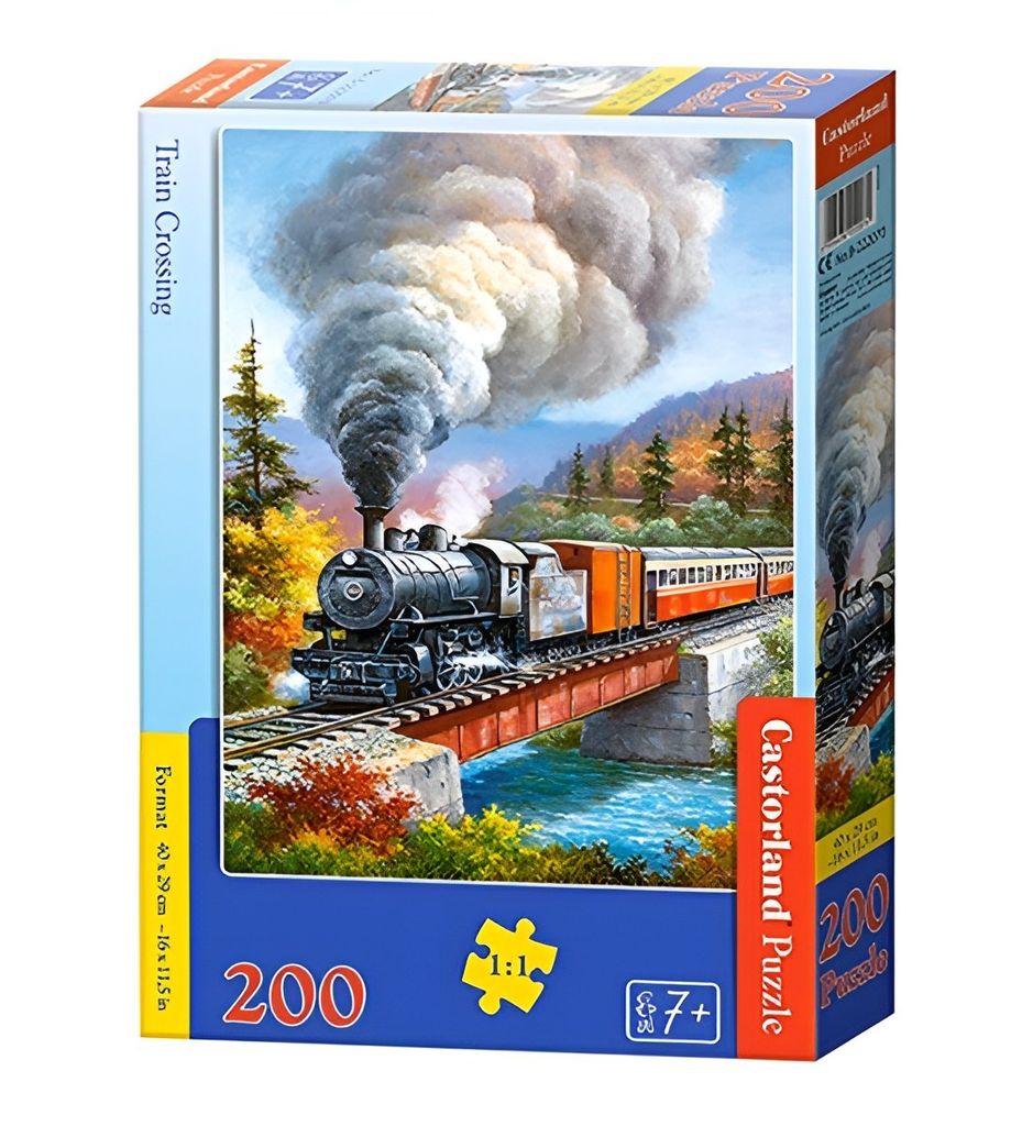 CASTORLAND Puzzle Vláček 200 dílků Obrázek produktu 