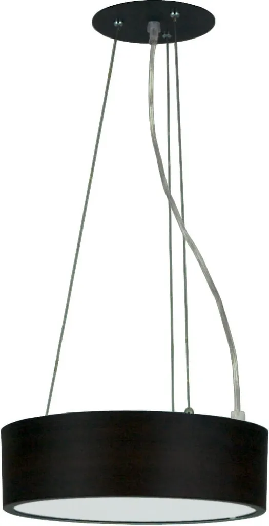 Lampe suspendue LED ZIGO marron : éclairage puissant sans éblouissement
