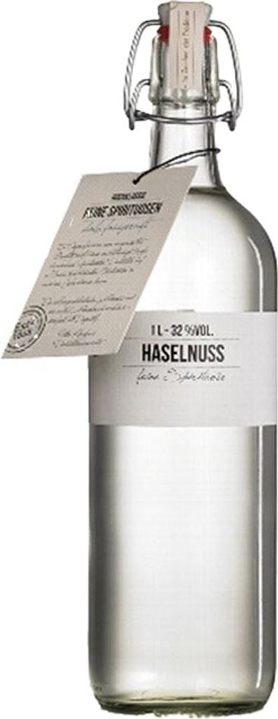 A clear studio shot of a bottle of spirits.