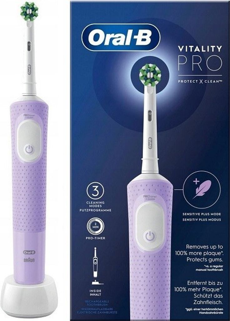 Oral-B Vitality Pro – Lila – Elektrische Zahnbürste Produktbild 9