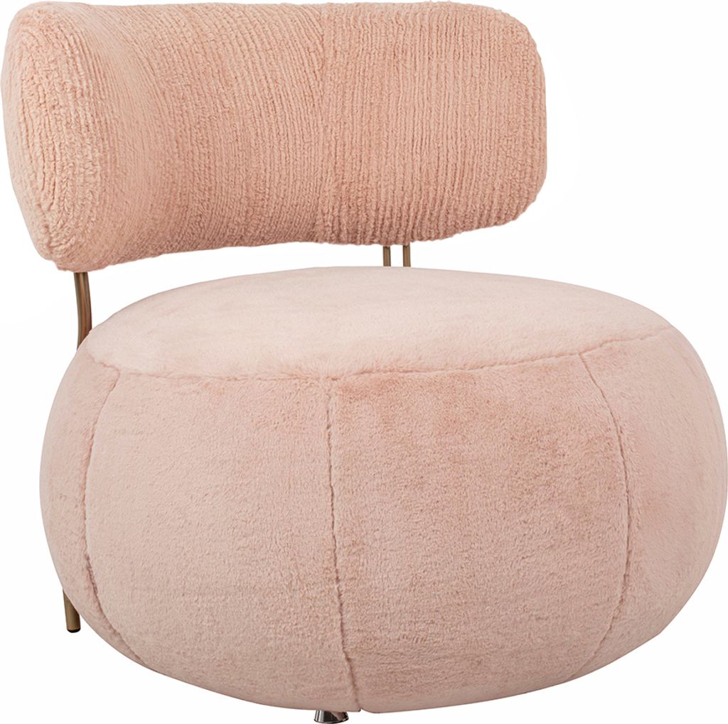Low Teddy Pink Pink Sessel