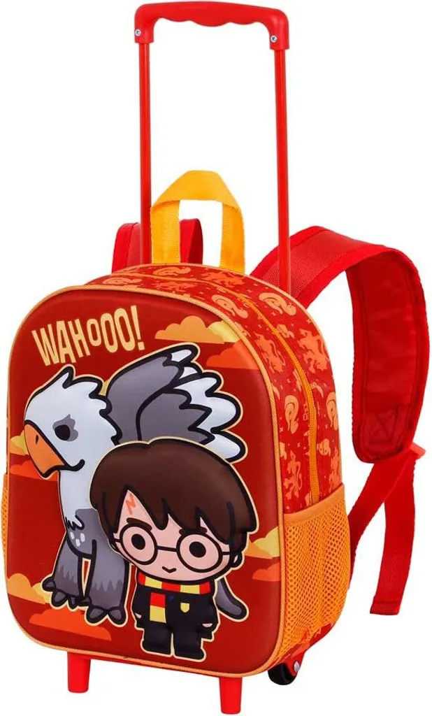 Sac à dos à roulettes Harry Potter Relief 3D - Trolley Ergonomique Pro