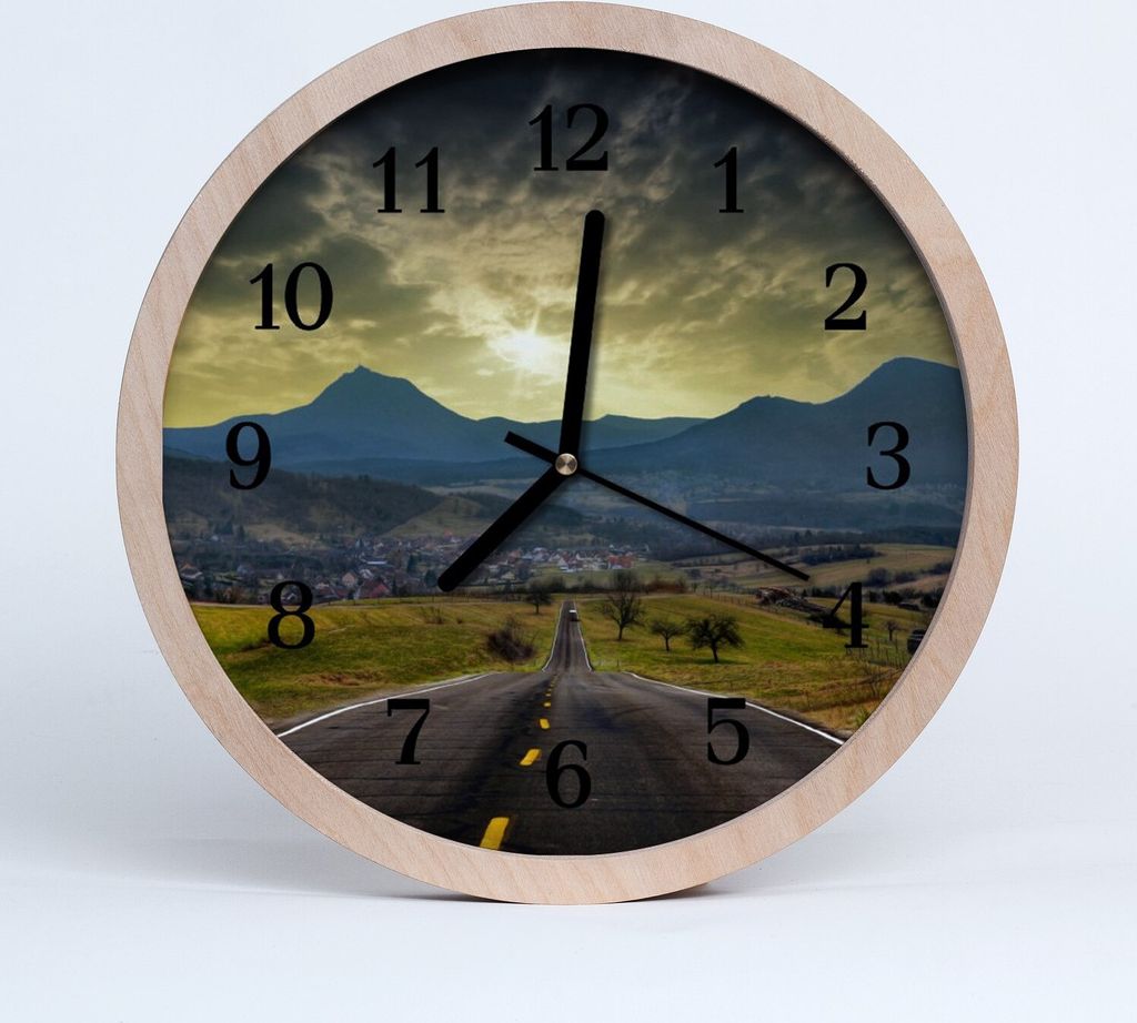 Holzuhr 20fi cm wanduhr - Round Mountain Loft