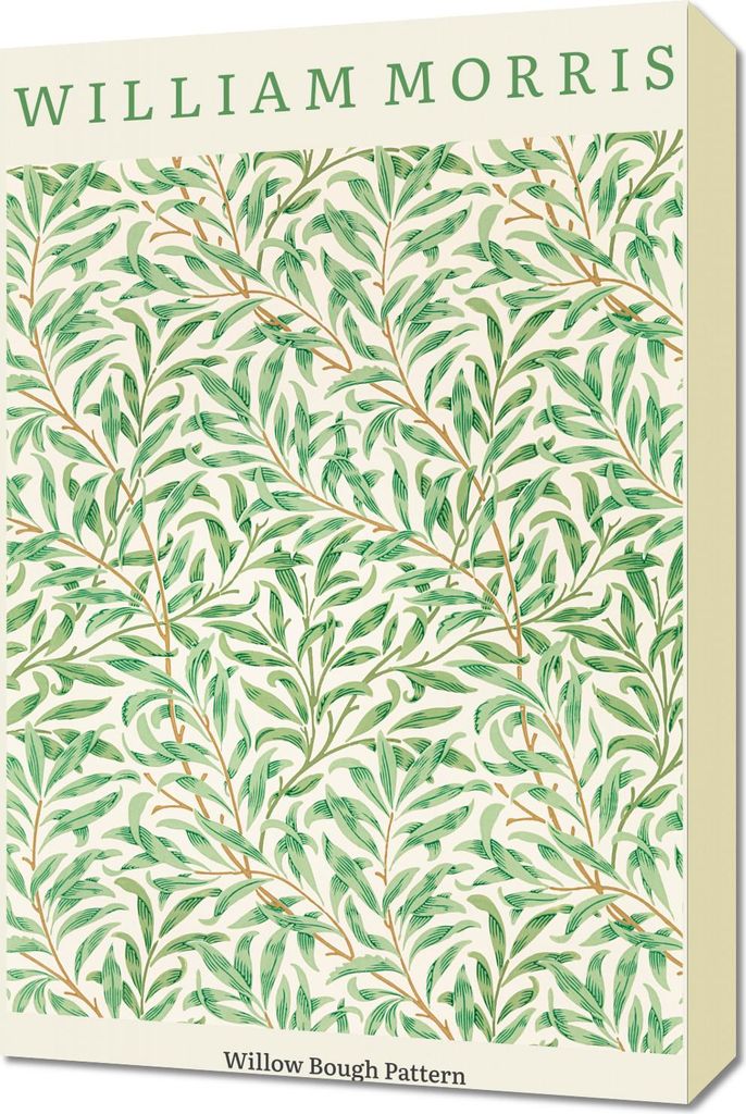 Bild 40x60cm Design Willow Bough Pattern, Morris Vintage für das Wohnzimmer