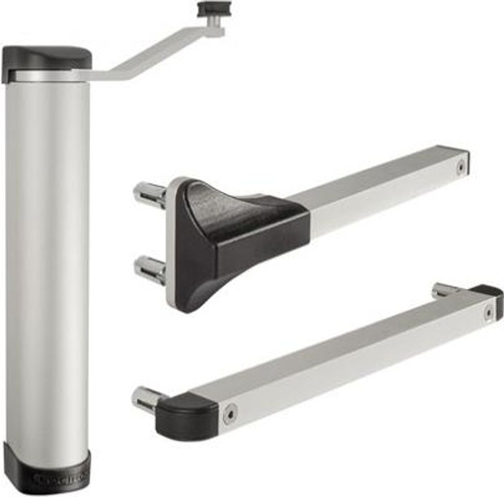 Hydraulický zatvárač dverí LOCINOX (LION-ZILV) strieborný Obrázok produktu 