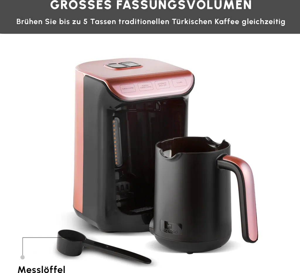 Machine à café turque 535W avec mode torréfaction et arrêt automatique - 13