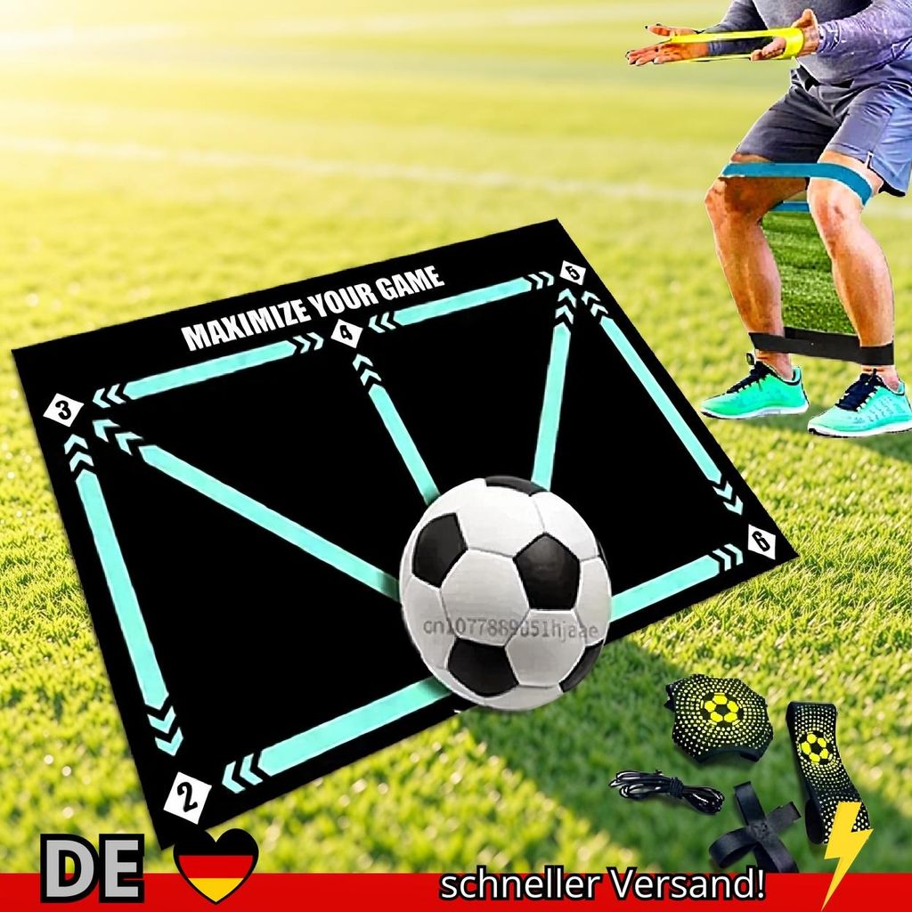 90 Cm Fußball-Trainingsmatte Langlebig Rutschfest Faltbar für Kinder und
