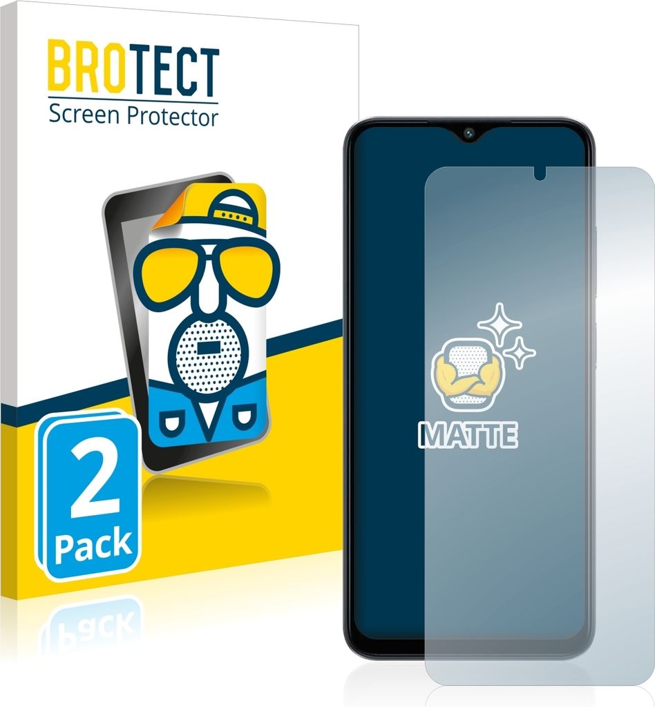 2x BROTECT Schutzfolie für Xiaomi Poco M5 Displayschutz Produktbild 