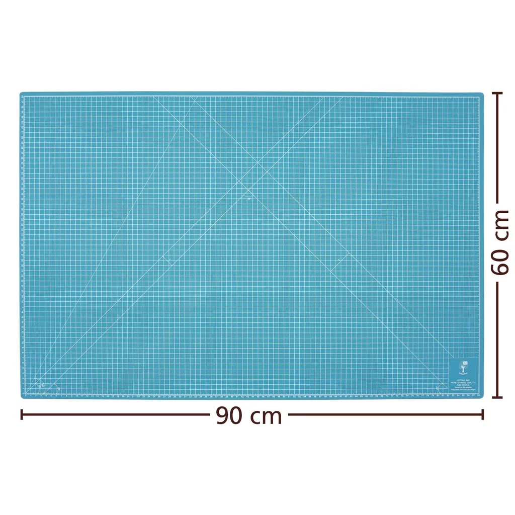Tapis de découpe A1 90 x 60 cm Bleu Graduation Double Face Pro