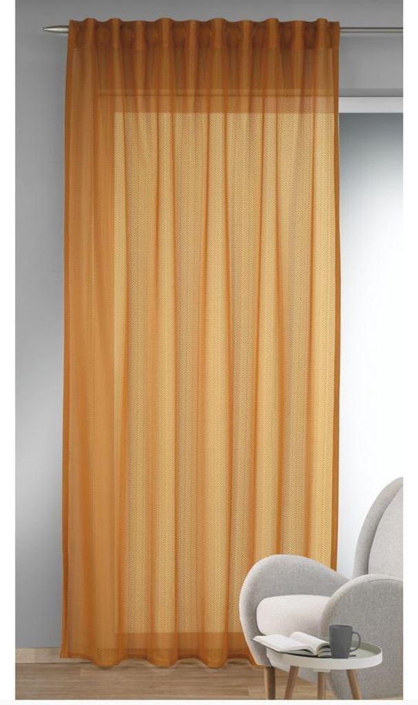 Fertigschal verdeckte Schlaufen "Danilo" - Größe (HxB): 245x140cm Farbe: Orange