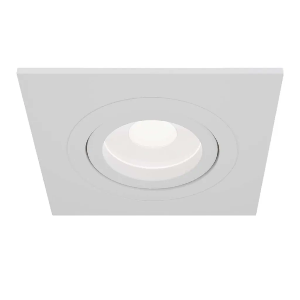 Luce da incasso, rotonda bianca, 1x presa GU10, diametro 9,2 cm