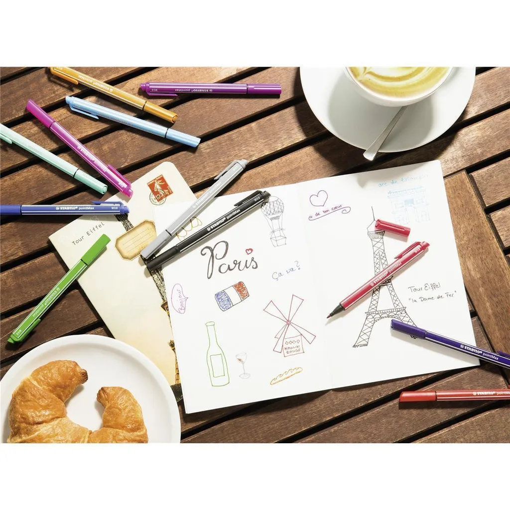 STABILO pointMax ARTY 24 Colori - Penne per Appunti e Studio - 15