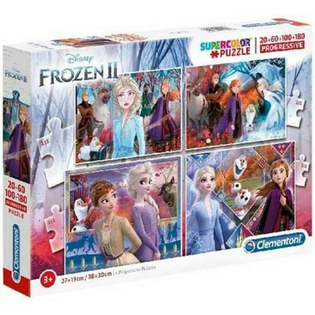 Clementoni 20+60+100+180 Ps Puzzles Frozen 21411X6