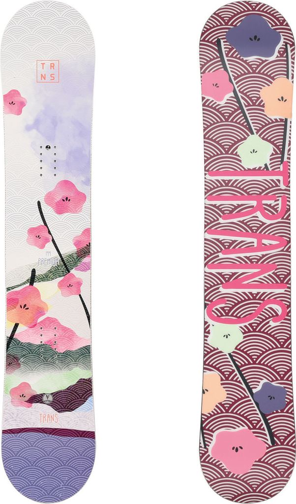 Trans Damen Snowboard Premium Wood Freestyle 155 cm Lila 2024/25