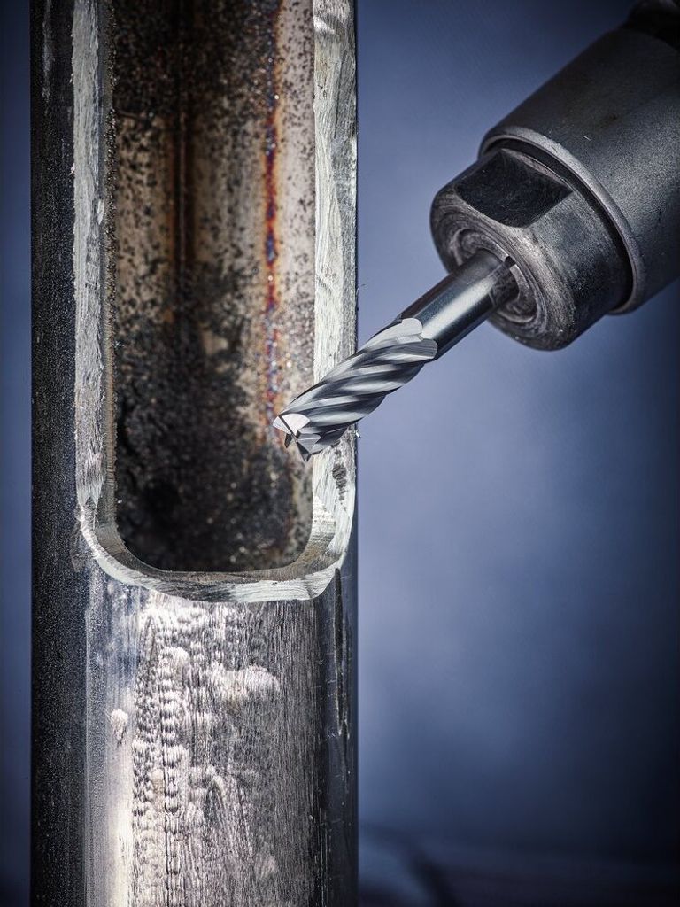 PFERD TOOLS Hartmetall Hochleistungsfrässtift INOX Zylinder ZYA Ø 10x20mm Schaft-Ø 6 mm HICOAT Edelstahl