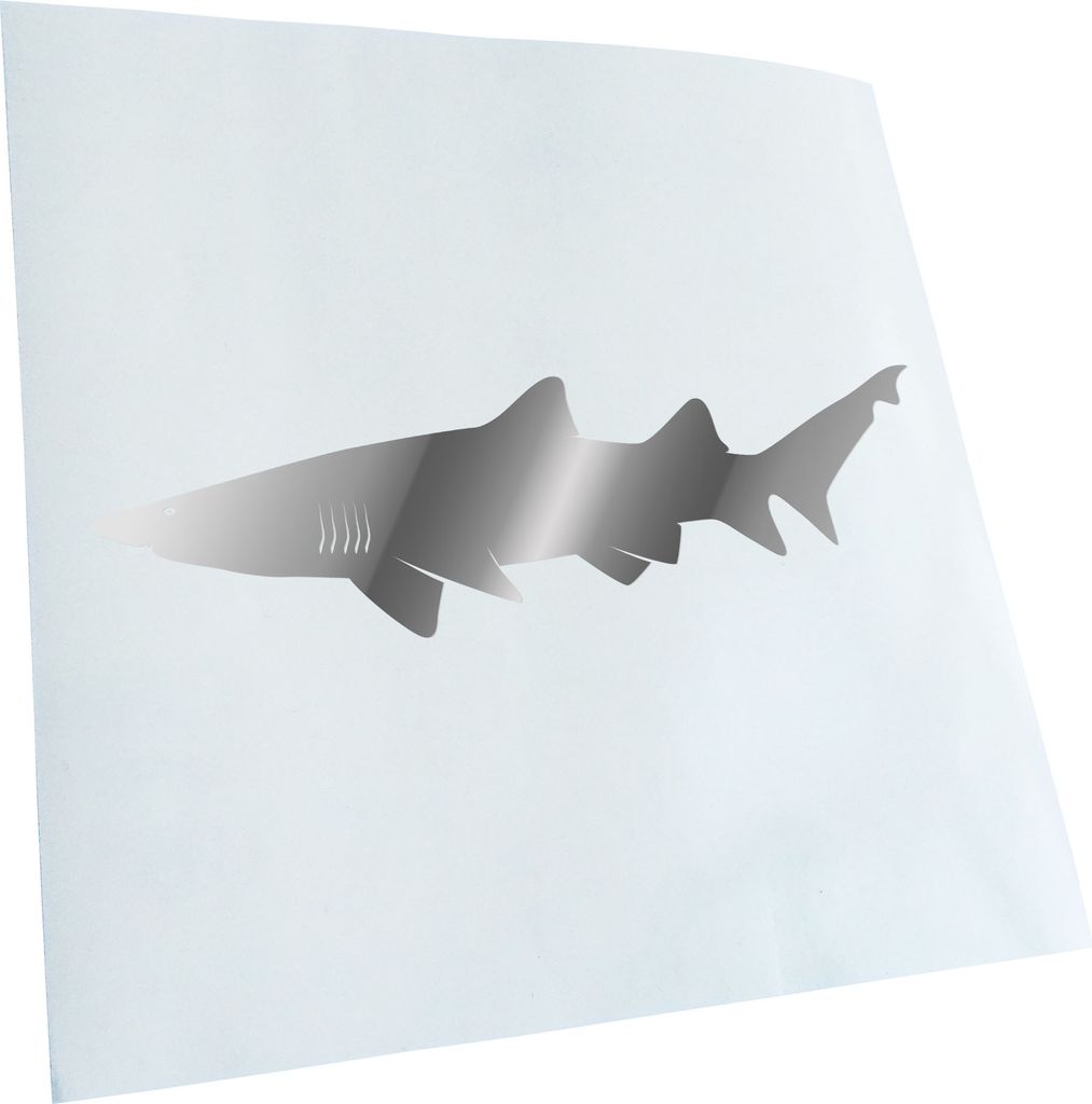 hauptsachebeklebt Kiwistar - Autoaufkleber - Hai Raubfisch Profil Heckscheibe - Aufkleber für Auto Kfz Fahrrad, LKW, Truck Mofa
