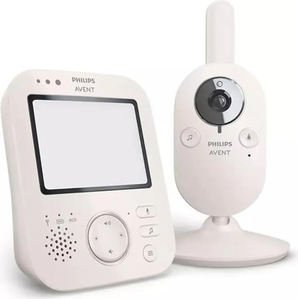 Écoute-bébé Vidéo Philips Avent SCD891 avec Écran Couleur et Son Clair