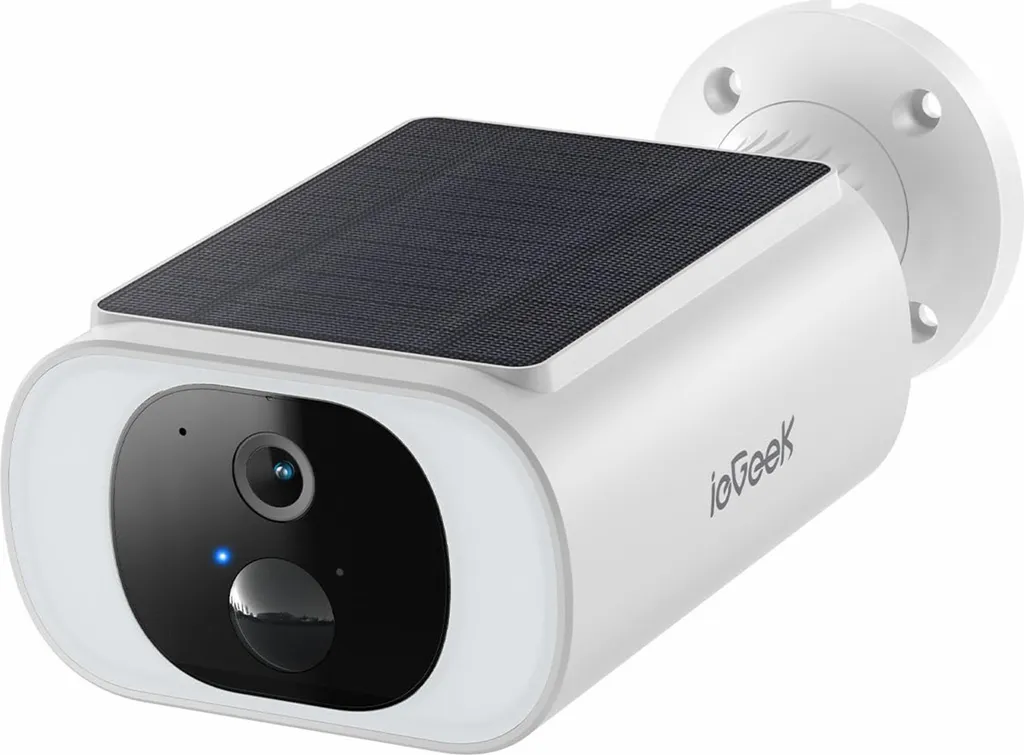 Caméra de surveillance 2K extérieure solaire autonome avec Vision Nocturne