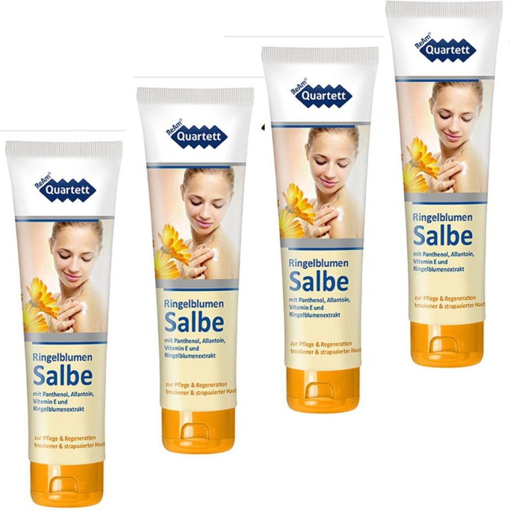 4x 150ml ReAm Quartett Ringelblumen Salbe trockener sprödes Produktbild 