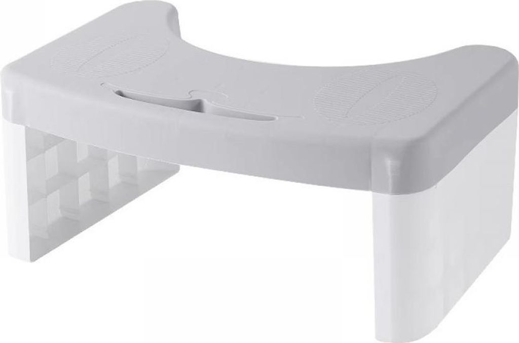 Robuster, faltbarer Kunststoff-Hocker für Erwachsene, platzsparend, rutschfest, ideal als Toilettenhocker – Weihnachtsgeschenk für Senioren