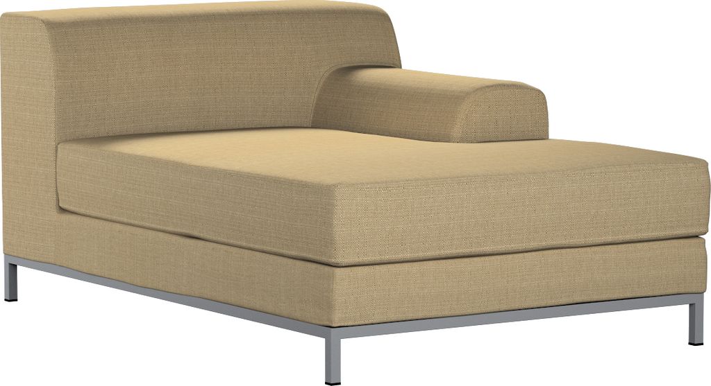 Dekoria Bezug für Kramfors Sofa Recamiere rechts, dunkelbeige, Bezug für Recamiere rechts Kramfors
