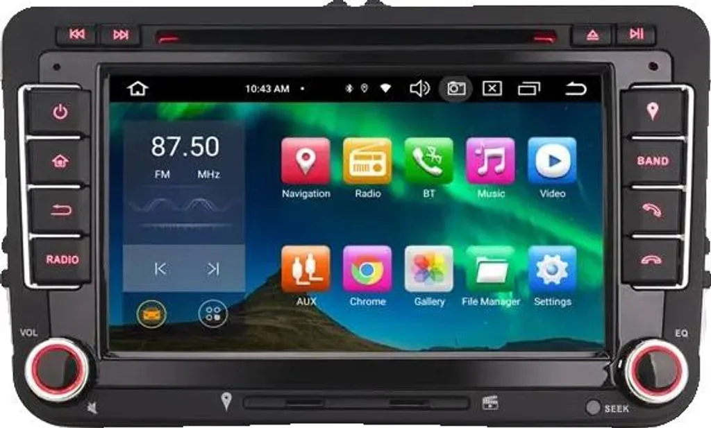 Autoradio Android Carplay sans fil pour Navigation GPS et Musique en ligne