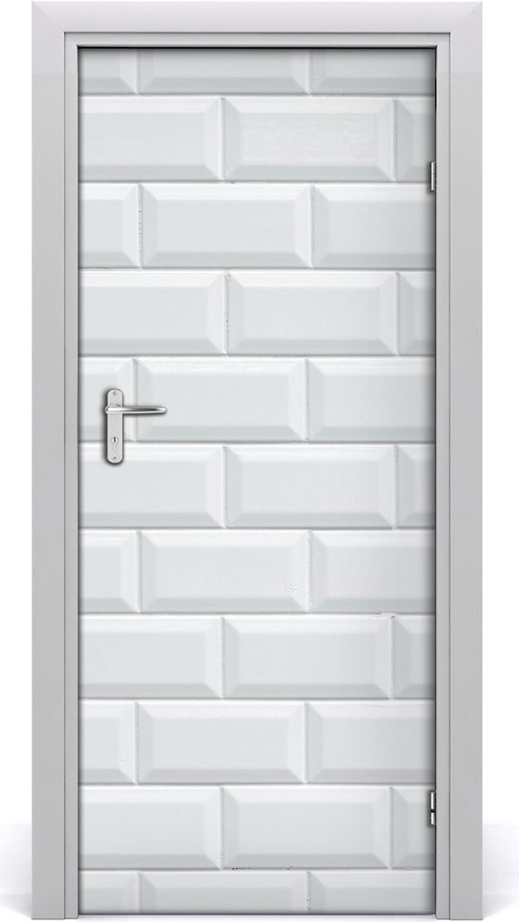 Tulup Türaufkleber 85x205 cm Dekorative Aufkleber Selbstklebend Wasserdichte Tapete Abnehmbar Schlafzimmer Wohnzimmer Wohnkultur - Keramik-Wand