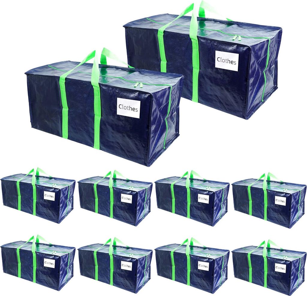 VOUNOT® 10 Stück Umzugstaschen Groß, Faltbare Produktbild 